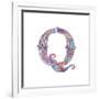 Q-Green Girl-Framed Giclee Print