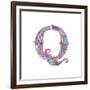 Q-Green Girl-Framed Giclee Print