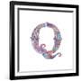 Q-Green Girl-Framed Giclee Print