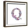 Q-Green Girl-Framed Giclee Print