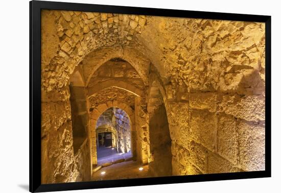 Qalat ar-Rabid Ancient Arabic Fortress Castle, Ajlun, Jordan.-William Perry-Framed Photographic Print