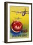 Qantas Empire Airways, London, Sydney, 1935-null-Framed Giclee Print