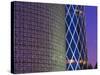 Qatar, Doha, Burj Qatar Left, Tornado Tower Right-Alan Copson-Stretched Canvas