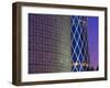 Qatar, Doha, Burj Qatar Left, Tornado Tower Right-Alan Copson-Framed Photographic Print