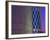 Qatar, Doha, Burj Qatar Left, Tornado Tower Right-Alan Copson-Framed Photographic Print