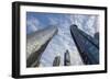 Qatar, Doha, Doha Bay, West Bay Skyscrapers, Dusk-Walter Bibikow-Framed Photographic Print