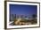 Qatar, Doha, Doha Bay, West Bay Skyscrapers, Elevated View, Dusk-Walter Bibikow-Framed Photographic Print