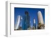 Qatar, Doha, Doha Bay, West Bay Skyscrapers from the Corniche, Morning-Walter Bibikow-Framed Photographic Print