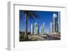 Qatar, Doha, Doha Bay, West Bay Skyscrapers, Morning-Walter Bibikow-Framed Photographic Print