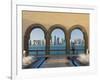Qatar, Doha, Doha Skyline from Museum of Islamic Art-Alan Copson-Framed Photographic Print