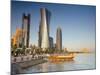 Qatar, Doha, Left to Right Palm Tower, Al Bidda Tower and Burj Qatar-Alan Copson-Mounted Photographic Print