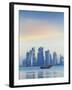 Qatar, Doha, Looking Across Doha Bay To Skyscrapers of West Bay-Jane Sweeney-Framed Photographic Print