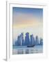 Qatar, Doha, Looking Across Doha Bay To Skyscrapers of West Bay-Jane Sweeney-Framed Photographic Print