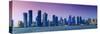 Qatar, Doha, Modern Skyline-Alan Copson-Stretched Canvas