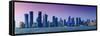 Qatar, Doha, Modern Skyline-Alan Copson-Framed Stretched Canvas