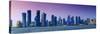 Qatar, Doha, Modern Skyline-Alan Copson-Stretched Canvas