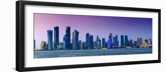 Qatar, Doha, Modern Skyline-Alan Copson-Framed Photographic Print