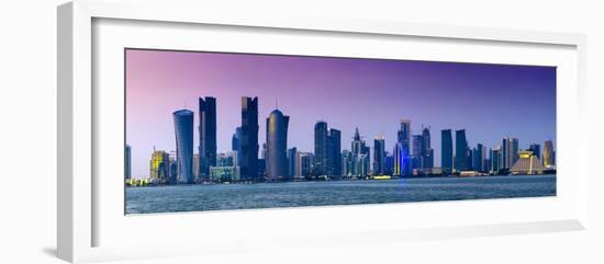 Qatar, Doha, Modern Skyline-Alan Copson-Framed Photographic Print