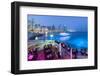 Qatar, Doha, New Skyline of the West Bay Central Financial District of Doha-Gavin Hellier-Framed Photographic Print