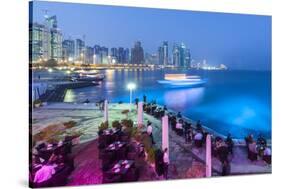 Qatar, Doha, New Skyline of the West Bay Central Financial District of Doha-Gavin Hellier-Stretched Canvas