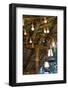 Qatar, Doha, Souq Waqif, Redeveloped Bazaar Area, Cafe Lanterns-Walter Bibikow-Framed Photographic Print