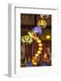 Qatar, Doha, Souq Waqif, Redeveloped Bazaar Area, Traditional Lamps-Walter Bibikow-Framed Photographic Print