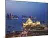 Qatar, Doha, Traffic at Roundabout Infont of the Museum of Islamic Art at Night-Jane Sweeney-Mounted Photographic Print