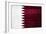 Qatar Flag Design with Wood Patterning - Flags of the World Series-Philippe Hugonnard-Framed Art Print