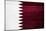 Qatar Flag Design with Wood Patterning - Flags of the World Series-Philippe Hugonnard-Mounted Art Print