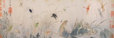 Wang Xizhi watching geese, Handscroll. c.1295-Qian Xuan-Framed Stretched Canvas