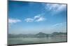 Qiantang River, Hills and High Rises of Hangzhou, Zhejiang, China-Andreas Brandl-Mounted Photographic Print