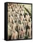 Qin Shi Huang Di Mausoleum with Terracotta Warriors, Xi'An, China-Miva Stock-Framed Stretched Canvas