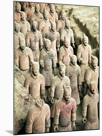 Qin Shi Huang Di Mausoleum with Terracotta Warriors, Xi'An, China-Miva Stock-Mounted Premium Photographic Print