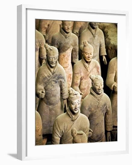 Qin Shi Huang Di Mausoleum with Terracotta Warriors, Xi'An, China-Miva Stock-Framed Premium Photographic Print