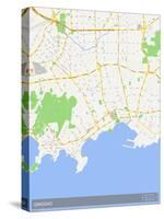 Qingdao, China Map-null-Stretched Canvas