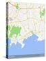 Qingdao, China Map-null-Stretched Canvas