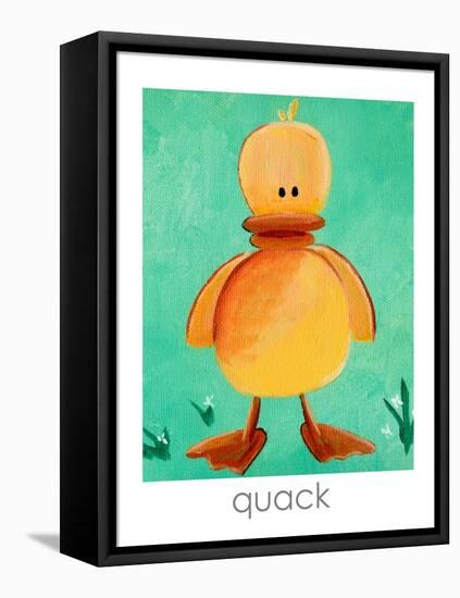 Quack-Cindy Thornton-Framed Stretched Canvas