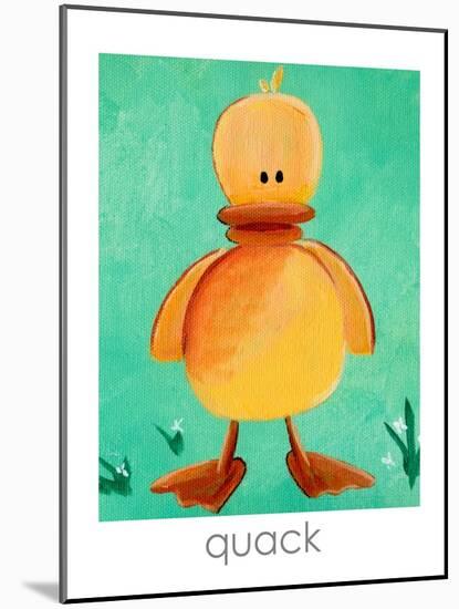 Quack-Cindy Thornton-Mounted Art Print