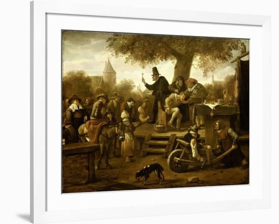 Quack-Jan Havicksz Steen-Framed Art Print