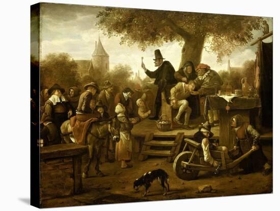 Quack-Jan Havicksz Steen-Stretched Canvas