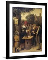 Quack-Jan Havicksz Steen-Framed Art Print