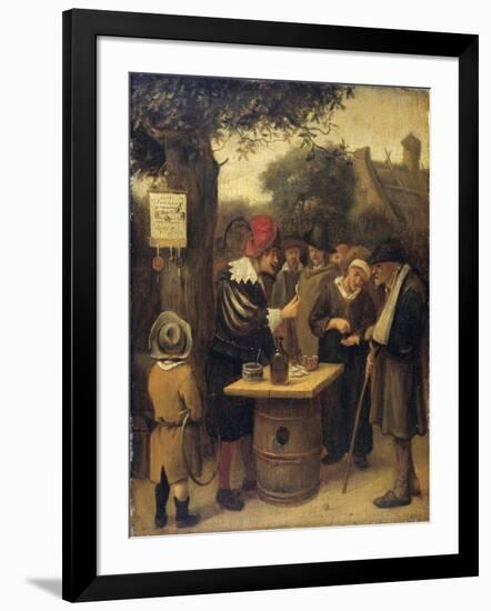 Quack-Jan Havicksz Steen-Framed Art Print