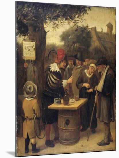 Quack-Jan Havicksz Steen-Mounted Art Print