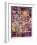 Quad Cities Street Map-Michael Tompsett-Framed Art Print