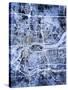 Quad Cities Street Map-Michael Tompsett-Stretched Canvas