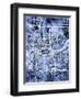 Quad Cities Street Map-Michael Tompsett-Framed Art Print