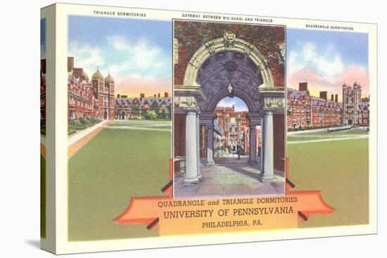 Quadrangle and Triangle Dormitories, University of Pennsylvania-null-Stretched Canvas
