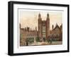 Quadrangle of Eton College, 1880-F Jones-Framed Giclee Print