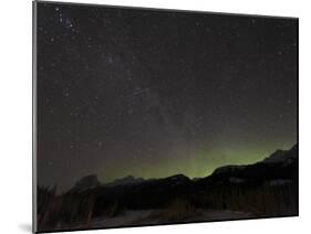 Quadrantid Meteor Shower, Milky Way and Aurora-Stocktrek Images-Mounted Photographic Print