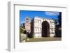 Quadrifrons Triumphal Arch of Janus, Belltower of San Giorgio in Velabro's Church, Rome-Nico Tondini-Framed Photographic Print